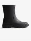 HUNTER Unisex DownPour Short Boot Black